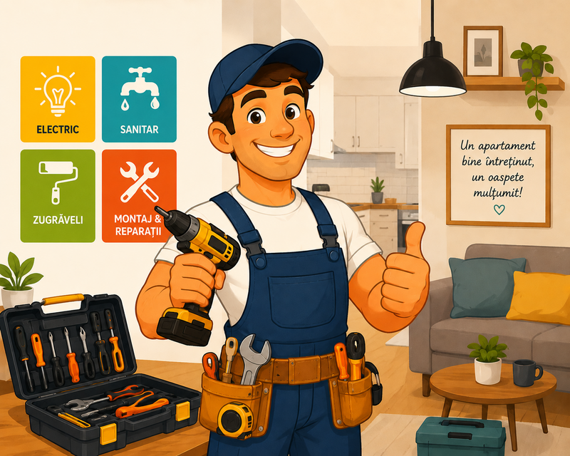Tehnician mentenanta apartamente (Handyman)